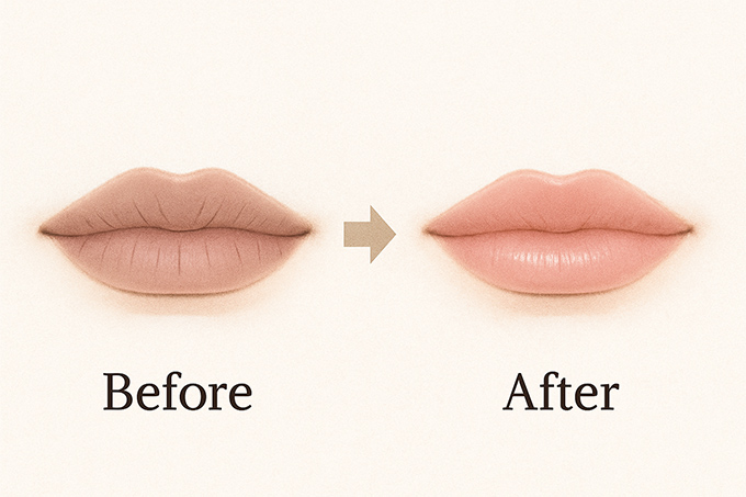before after